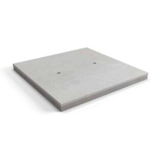 Betonplaat 200x200x14 cm Enkele wapening - Glad