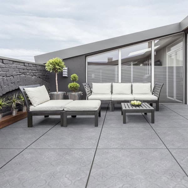 GeoCeramica Impasto Grigio Decor sfeer