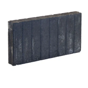 Mini Quadrobandpalissade 6x25x50 cm zwart
